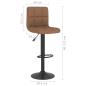 Preview: Barhocker Braun Stoff