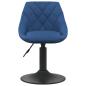 Preview: Barhocker Blau Samt