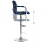 Preview: Barhocker Blau Stoff