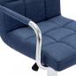 Preview: Barhocker Blau Stoff