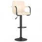 Preview: Barhocker 2 Stk. Creme Stoff