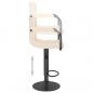 Preview: Barhocker 2 Stk. Creme Stoff