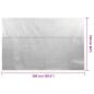 Preview: Treibende Pool-Solarplane PE 260x160 cm Grau