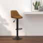Preview: ARDEBO.de - Barhocker Braun Samt