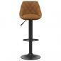 Preview: Barhocker Braun Samt