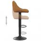 Preview: Barhocker Braun Samt