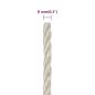 Preview: Arbeitsseil Weiß 8 mm 500 m Polypropylen