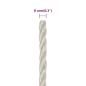 Preview: Arbeitsseil Weiß 8 mm 500 m Polypropylen