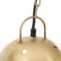 Preview: Hängelampe Industriestil 25 W Messing Rund 32 cm E27