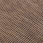 Preview: Outdoor-Teppich Flachgewebe 140x200 cm Braun
