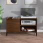 Preview: Plattenschrank Braun Eichen-Optik 84,5x38x48 cm Holzwerkstoff