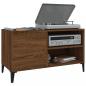 Preview: Plattenschrank Braun Eichen-Optik 84,5x38x48 cm Holzwerkstoff