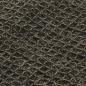 Preview: Überwurf Baumwolle 160x210 cm Anthrazit/Braun