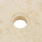Preview: Waschbecken 40x12 cm Marmor Creme