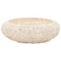 Preview: Waschbecken 40x12 cm Marmor Creme