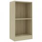 Preview: Bücherregal Sonoma-Eiche 40x24x75 cm Holzwerkstoff
