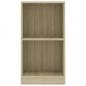 Preview: Bücherregal Sonoma-Eiche 40x24x75 cm Holzwerkstoff