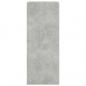 Preview: Bücherregal 2 Fächer Betongrau 60x30x76,5 cm Holzwerkstoff