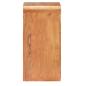 Preview: Nachttisch 40x30x60 cm Massivholz mit Honigfarbenem Finish