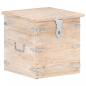 Preview: Truhe 40x40x40 cm Akazie Massivholz