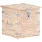 Preview: Truhe 40x40x40 cm Akazie Massivholz