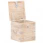 Preview: Truhe 40x40x40 cm Akazie Massivholz