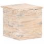 Preview: Truhe 40x40x40 cm Akazie Massivholz