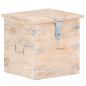 Preview: Truhe 40x40x40 cm Akazie Massivholz