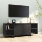 Preview: TV-Schrank Schwarz 130x35x50 cm Holzwerkstoff