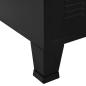 Preview: Lagerschrank Industrial Schwarz 75x40x120 cm Stahl