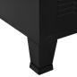 Preview: Lagerschrank Industrial Schwarz 75x40x120 cm Stahl