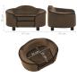 Preview: Hundesofa Braun 67x47x36 cm Plüsch