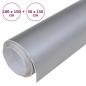 Preview: Autofolien 2 Stk. Matt-Silber 100x150 cm+50x150 cm