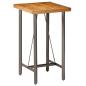 Preview: Bartisch Recyceltes Massivholz Teak 60x60x107 cm