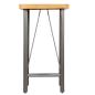 Preview: Bartisch Recyceltes Massivholz Teak 60x60x107 cm