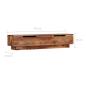 Preview: TV-Schrank 145x30x30 cm Massivholz