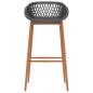 Preview: Barhocker 2 Stk. Grau