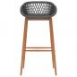 Preview: Barhocker 2 Stk. Grau