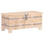 Preview: Truhe 90x40x40 cm Massivholz Akazie