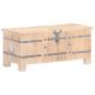 Preview: Truhe 90x40x40 cm Massivholz Akazie