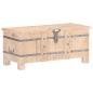 Preview: Truhe 90x40x40 cm Massivholz Akazie