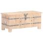 Preview: Truhe 90x40x40 cm Massivholz Akazie