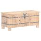 Preview: Truhe 90x40x40 cm Massivholz Akazie