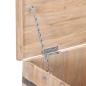Preview: Truhe 90x40x40 cm Massivholz Akazie