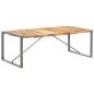 Preview: Esstisch 220x100x75 cm Raues Mango-Massivholz