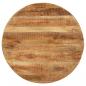 Preview: Esstisch Rund 100x100x75 cm Raues Mangoholz
