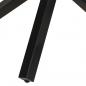 Preview: Esstisch Rund 100x100x75 cm Raues Mangoholz