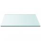 Preview: Tischplatte Transparent 30x30 cm Hartglas