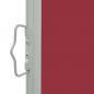 Preview: Ausziehbare Seitenmarkise 140 x 300 cm Rot