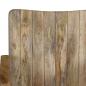 Preview: 2-Sitzer-Bank Massivholz Mango und Stahl
